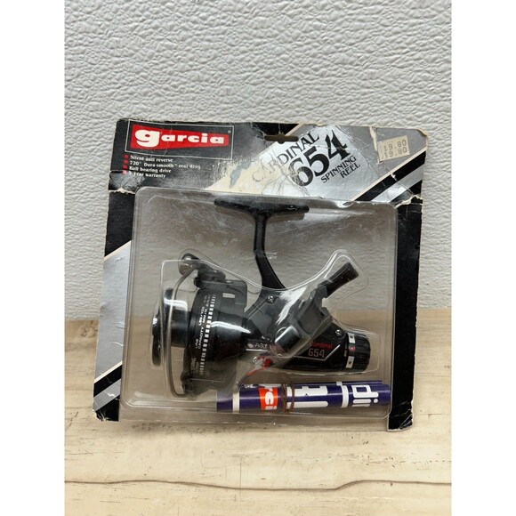 Vtg Abu Garcia Cardinal 654 Spinning Fishing Reel Made In Japan New - Picture 1 of 16